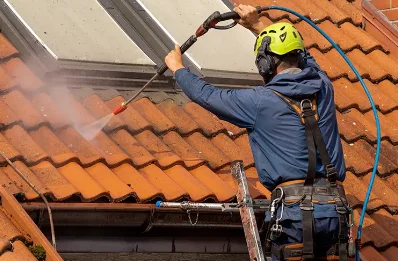 Démoussage et hydrofuge de toiture à Marcieux